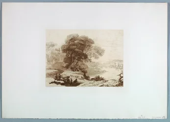 Landschaft (nach Claude Lorrain)