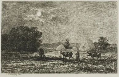 Mondschein in Valmondois