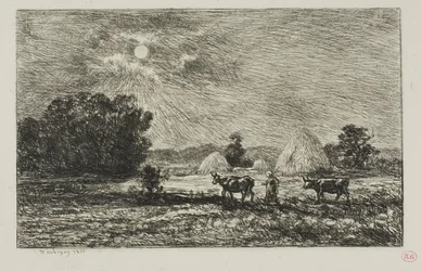 Mondschein in Valmondois