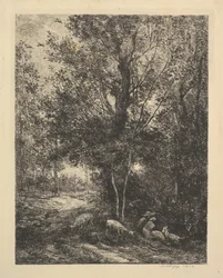 Hirte und Hirtin, 1874