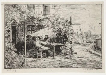 Das Abschiedsfrühstück in Asnières