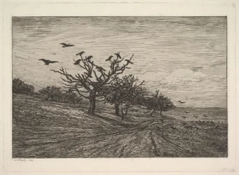 Baum voller Krähen, 1867