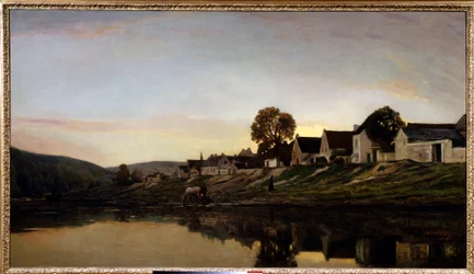 Dorf in der Nähe von Bonnieres