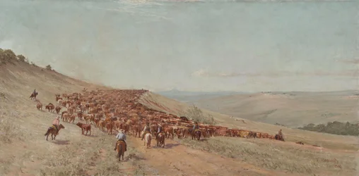 Die Herde treiben, 1904