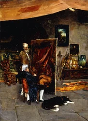 Im Atelier des Künstlers