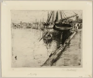 Dock, New Yorker Fluss