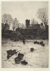 Ohne Titel (Gartenszene)