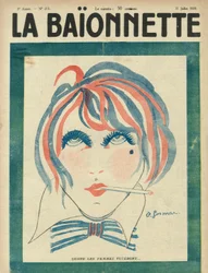 Titelblatt der Zeitung „La Baionnette“ vom 31. Juli