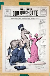 Titelblatt von „Le Don Quichotte“, Nummer 335, Satirique en Colours