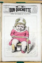Cover von „Le Don Quixote“, Nummer 67, Satirisch in Farben