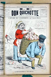 Cover von "Le Don Quixote", Nummer 908, Satirisch in Farben