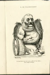 Illustration von Charles Gilbert-Martin (1839-1905) in „Zeitgenössische Grimassen“