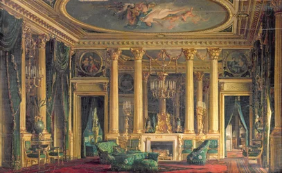 Ein Salon im Hotel von Monsieur Basile Parent, Place Vendome, Paris, 1866
