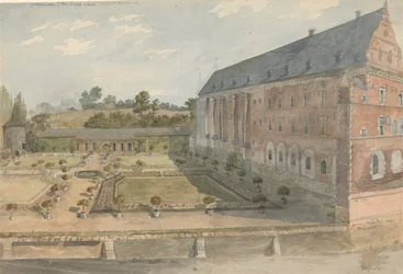 Garten von Vieux Joncs bei Maastricht