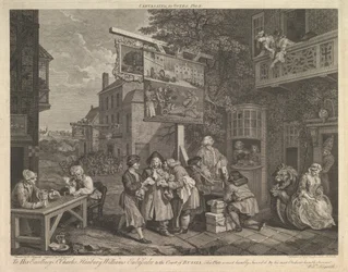 Wahlkampf um Stimmen, Platte II: Vier Drucke einer Wahl, 20. Februar 1757