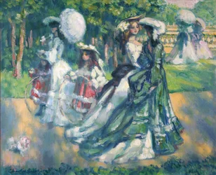 Der Spaziergang im Park, 1902