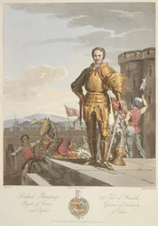 Richard Beauchamp (1381-1439), Earl of Warwick, Anno 1439, Illustration aus 