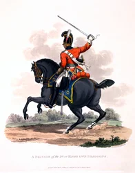 Uniform eines Soldaten der 3rd oder King