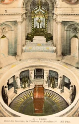 Postkarte/Grab von Napoleon I./Invalides/Paris/Seine/Ile de France/Frankreich