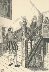 Treppe aus dem 16. Jahrhundert, 1931