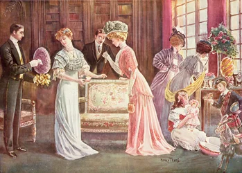 Ostereier in der Stadt, 1908