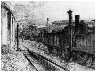 Gare St Lazare, ca. 1900-1915, 1924