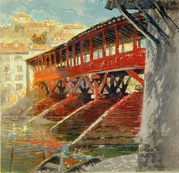 Ponte degli Alpini, Bassano del Grappa, ca. 1910