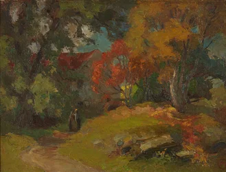 Wassermühle, Herbst