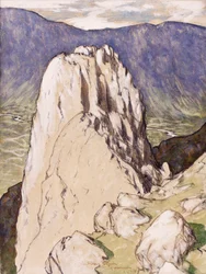 Der Pfeilerfelsen, 1928