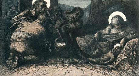 Die Geburt Christi, um 1900