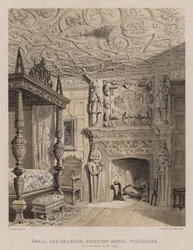 Kleines Schlafzimmer, Stockton House, Wiltshire, Sitz von Henry Biggs
