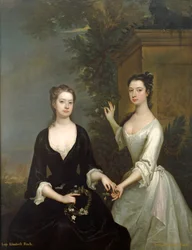 Lady Henrietta und Lady Elizabeth Finch, ca. 1732