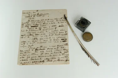 Pickwick Papers Manuskript, ca. 1837, und Dickens
