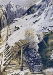 Wie Züge vor Lawinen geschützt werden