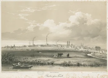 Burton-upon-Trent Brücke und Stadt