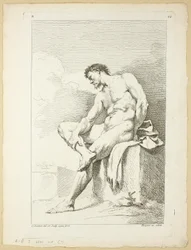 Figur, aus dem zweiten Buch der Figuren der Akademien, teilweise graviert von den Professoren der Königlichen Akademie