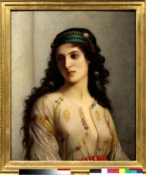 Jude aus Tanger in Marokko. Gemälde von Charles Landelle (1812-1908)