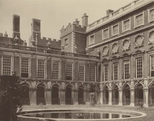 Hampton Court Palace, der Brunnenhof