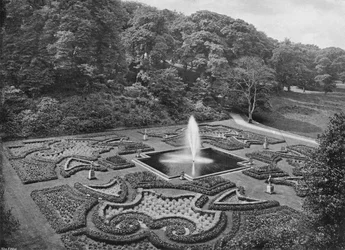 Der Springbrunnengarten
