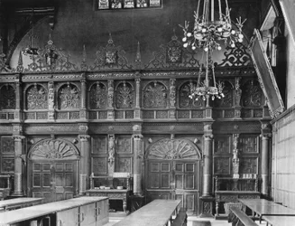 Die Hallenabschirmung im Trinity College, Cambridge