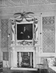 Der Marmorkamin im "Redlynch Zimmer"
