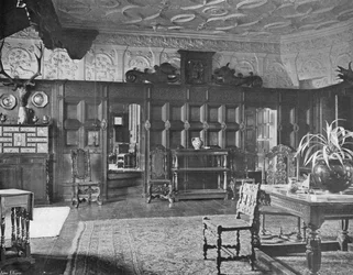 Der Bildschirm in der Halle, Nordost-Ende