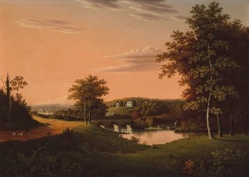 Point Breeze, das Anwesen von Joseph Napoleon Bonaparte in Bordentown, New Jersey, 1817-20