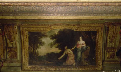 Decke des Hôtel La Rivière (Detail von Psyche und Venus), 1653