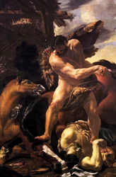 Herkules besiegt Diomedes, 1638-42