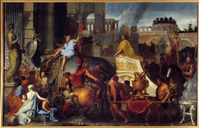 Der Triumph Alexanders oder Einzug Alexanders des Großen in Babylon