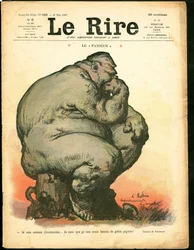 Cover von "Le Lire", satirisch in Farben