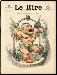Titelbild von „The Laughter“, Satirisch in Farben