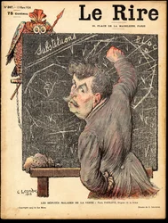 Titelblatt von "The Laughter", Satirische in Farben