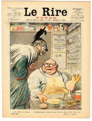 Cover von Das rote Lachen, Satire in Farben